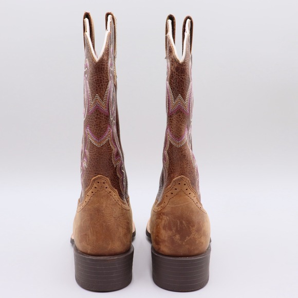 Ariat Womens Quickdraw Western Boots Cowboy Size 6.5B US Square-Toe Embroidered - Picture 7 of 8